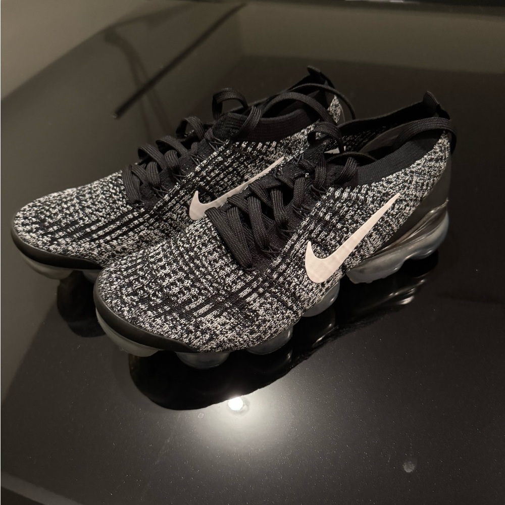 Nike Black and White Knit Sneakers